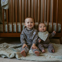 Load image into Gallery viewer, Parker Baby Co. - Sage Windowpane Quilt
