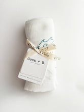 Load image into Gallery viewer, Coca + B. - Surfer Wave Organic Bamboo Swaddle
