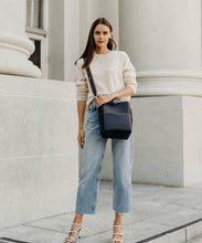 Load image into Gallery viewer, AALLYN - Jordan Bucket Bag - Tobacco/Silver
