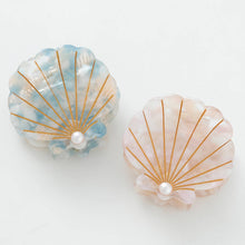 Load image into Gallery viewer, Adorro - Pearl Seashell Claw Clip
