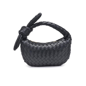Urban Expressions - Lizbeth Woven Knot Clutch - Oatmilk