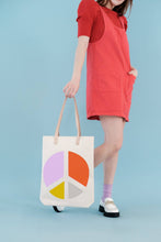 Load image into Gallery viewer, Ampersand Design Studio - Peace Sign Tote
