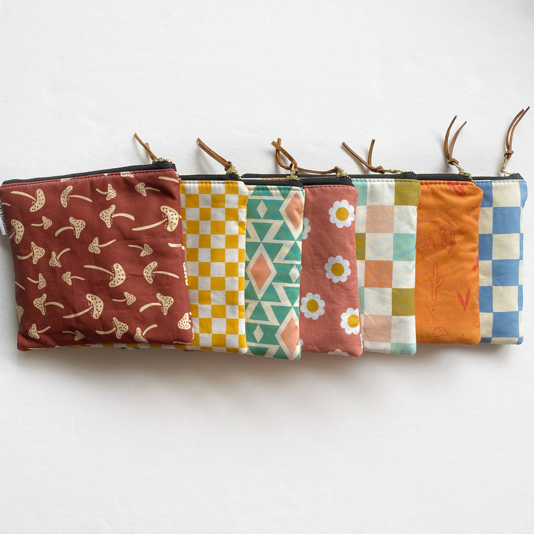 September Skye Bags- Medium Zip Pouch