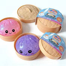 Load image into Gallery viewer, Golden Parrot - Glitter Dumpling Squishy
