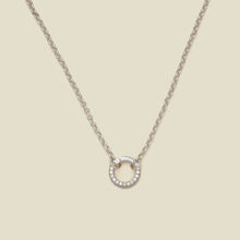Load image into Gallery viewer, Made By Mary - Rolo Charm Necklace With Link Lock
