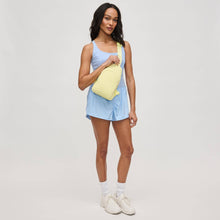 Load image into Gallery viewer, Sol and Selene - Beyond The Horizon - Woven Neoprene Sling Backpack: Cream
