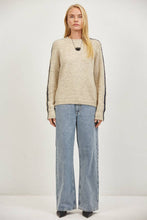 Load image into Gallery viewer, a.ren - PS2137 | Knit Round Neck Long Sleeve Sweater: Navy / S
