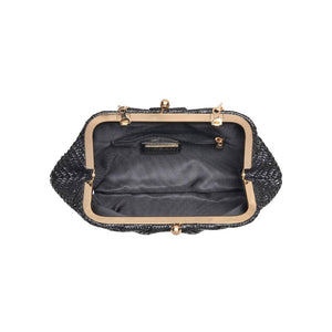 Urban Expressions - Triana Straw Frame Clutch - Natural