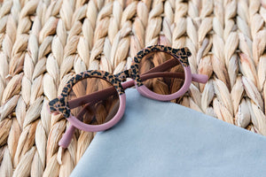 Babeehive Goods - Retro Sunglasses - Pink Cheetah
