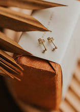 Load image into Gallery viewer, Hello Adorn - Double Dot Studs- 14kt Gold Fill
