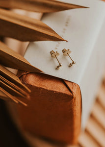Hello Adorn - Double Dot Studs- Sterling Silver