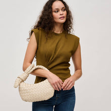 Load image into Gallery viewer, Urban Expressions - Lizbeth Woven Knot Clutch - Oatmilk
