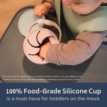 Load image into Gallery viewer, Babeehive Goods - Apricot Collapsible Snack Cup
