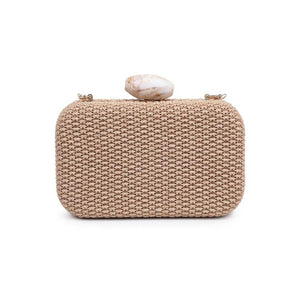 Urban Expressions - Ezra Clutch Evening Bag - Natural