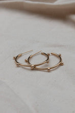 Load image into Gallery viewer, YEWŌ Collective - Small Bentu Hoops
