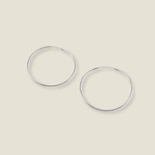 Load image into Gallery viewer, May Martin - Silver Everyday Hoops
