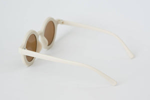 Babeehive Goods - Toddler & Kid Retro Sunglasses - White