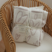 Load image into Gallery viewer, Local Beach - Heart Luxe Home Blanket
