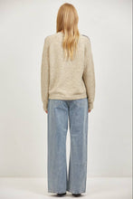 Load image into Gallery viewer, a.ren - PS2137 | Knit Round Neck Long Sleeve Sweater: Navy / S
