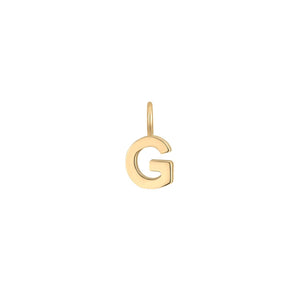 WJW - Permanent Jewelry 14K Solid Gold Initial Charms: Y