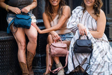 Load image into Gallery viewer, Bolsa Nova Handbags - Lily Woven Leather Minibag: Cognac
