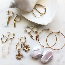 Load image into Gallery viewer, Jessica Matrasko Jewelry - Rosa Huggie Earrings
