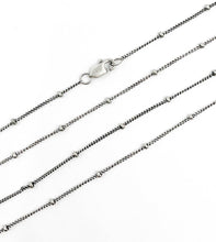 Load image into Gallery viewer, Tresor Jewelry - Oxidized Sterling Silver Satellite Necklace
