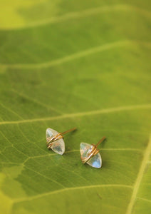 Hello Adorn - Marquise Moonstone Studs