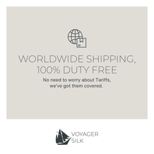 Load image into Gallery viewer, Voyager Silk - Silk Scarves - Soar &amp; Sing Scarf | Silk Habotai Scarf | Women's Bandana: 26" x 26"
