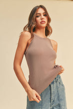 Load image into Gallery viewer, MIOU MUSE - CLASSIC RIBBED TANK TOP- White
