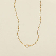 Load image into Gallery viewer, Made By Mary - Jude Charm Necklace With Link Lock
