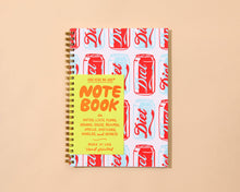 Load image into Gallery viewer, And Here We Are - Diet Soda Notebook

