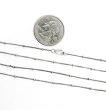 Load image into Gallery viewer, Tresor Jewelry - Oxidized Sterling Silver Satellite Necklace
