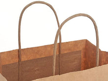 Load image into Gallery viewer, Nashville Wraps - Brown Kraft Paper Retail Shopping Bags: 250 Pack / Cub 8x4.75x10"
