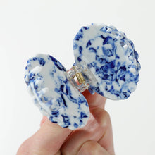 Load image into Gallery viewer, Adorro - Coastal Blue Seashell Claw Clip - Small
