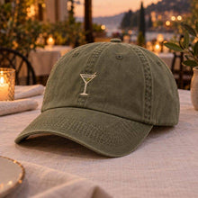 Load image into Gallery viewer, Coast Embroidery - Martini Glass Embroidered Hat
