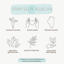 Load image into Gallery viewer, Sara Sela Jewelry - MRS Brass Block Letter Charm Beaded Necklace for Brides: 18"
