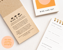 Load image into Gallery viewer, Worthwhile Paper - Rise &amp; Set Guided Journal
