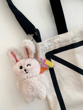Load image into Gallery viewer, The Paper + Craft Pantry - Dottie the Bunny Plushie Keychain
