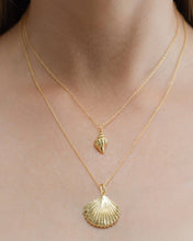 Load image into Gallery viewer, Coast and Cove - Gold Conch Shell Necklace

