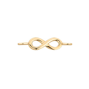 14K Gold Infinity Charm