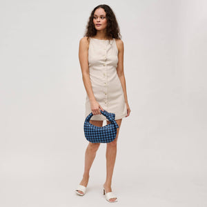Urban Expressions - Lizbeth Woven Knot Clutch - Oatmilk