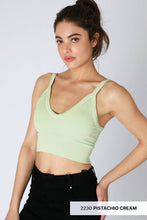 Load image into Gallery viewer, NIKIBIKI - NS8120 - Ribbed V-Neck Bra Top: 2248 Mulberry
