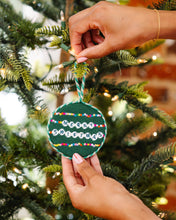 Load image into Gallery viewer, Furbish Studio - Needlepoint Ornament - Friendship Bracelet
