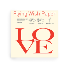 Load image into Gallery viewer, FLYING WISH PAPER ® - LOVE LETTERS / Mini Kit / Valentine’s Day 15 WISH PAPER™

