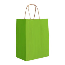 Load image into Gallery viewer, Box &amp; Wrap - Samples - Varnish Stripe Color Bags: Sage Varnish Stripe - Matte Shopping Bags / 5-1/4 x 3-1/4 x 8-3/8" / Sample/1
