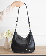 Load image into Gallery viewer, AALLYN - Marley Hobo - Leather: Black
