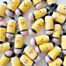 Load image into Gallery viewer, The Paper + Craft Pantry - Penny the Pencil Plushie Keychain
