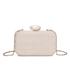 Urban Expressions - Ezra Clutch Evening Bag - Natural