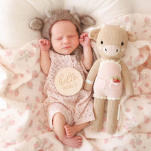 Load image into Gallery viewer, cuddle+kind - Ava the cow (powder pink), gives 10 meals: Little - 13"
